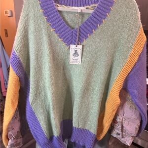 Colorful Women's Easel Sweater